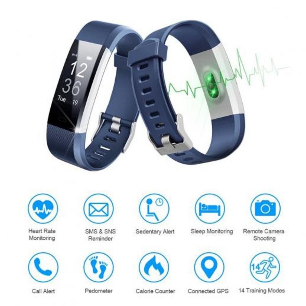 Activity Tracker Watch with Heart Rate Monitor - Picture 6 of 8